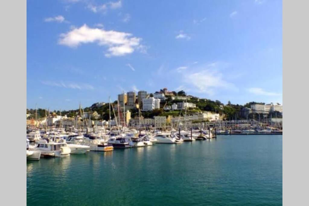 **Sunny And Bright, Thatchers Rock One Bed Beach Front Apartment*** Torquay Buitenkant foto